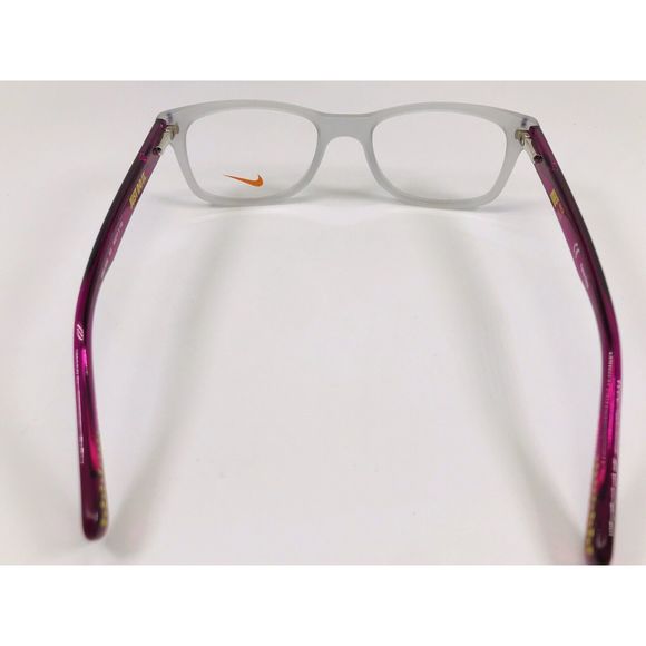 New NIKE KIDS NK5538 051 Wolf Grey & Violet Eyeglasses 46mm with NIKE Case main image 4